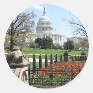 US Capitol-gebouw Ronde Sticker