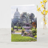 US Capitol-gebouw uit tuin Kaart (Gele Bloem)