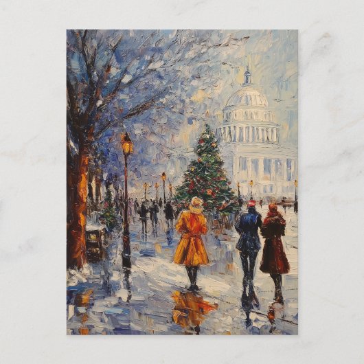 US Capitol Hill Christmas Briefkaart (Voorkant)