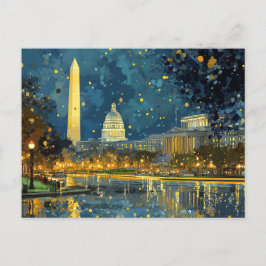 US Capitol Hill Christmas Briefkaart