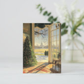 US Capitol Hill Christmas Briefkaart Vintage (Staand voorkant)