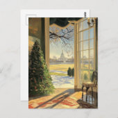 US Capitol Hill Christmas Briefkaart Vintage (Voorkant / Achterkant)