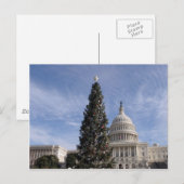 US Capitol Hill kerstboom Feestdagenkaart (Voorkant / Achterkant)