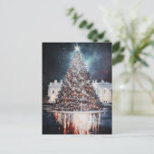 US Capitol Hill kerstboom vakantie Kaart (Staand voorkant)