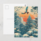 US Capitol Hill Kerstboom vakantie Kaart, retro Briefkaart (Voorkant / Achterkant)