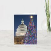 US Capitol kerstboom 2012, Washington, DC Kaart (Voorkant)