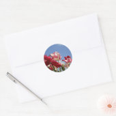 US Capitol lente Ronde Sticker (Envelop)