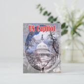 US Capitol met kersenbloesems, Washington DC Briefkaart (Staand voorkant)
