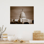 US Capitol Old Time Print (Keuken)