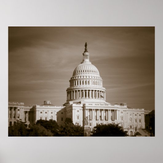 US Capitol Old Time Print (Voorkant)