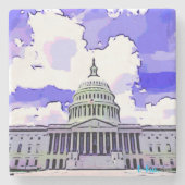 US Capitol Stone Onderzetter (Voorkant)