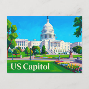US Capitool District of Columbia Briefkaart