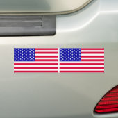 US CAR FLAG, Sticker (Op auto)