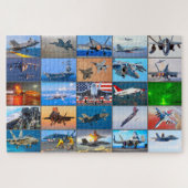 US CARRIER JET AVIATION "MONTAGE" LEGPUZZEL (Horizontaal)
