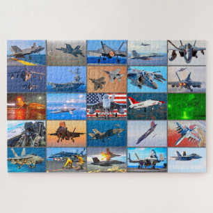 US CARRIER JET AVIATION "MONTAGE" LEGPUZZEL