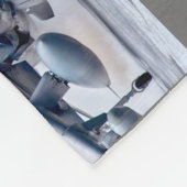 US CARRIER VLIEGTUIG "MONTAGE" FLEECE DEKEN (Hoek)