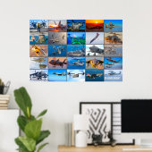 US CARRIER VLIEGTUIG "MONTAGE" POSTER (Thuiskantoor)