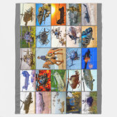 US CAVALRY AVIATION "MONTAGE" FLEECE DEKEN (Voorkant)