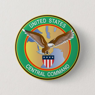 US Central Command Center Ronde Button 5,7 Cm