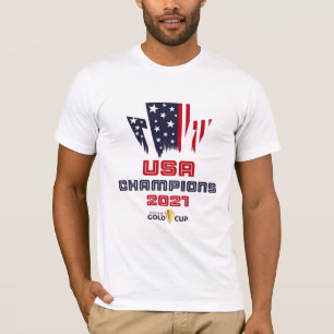 	US Champions 2021 Gold Cup Concacaf T-Shirt