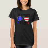 US CITIZEN 2023 USA Flag Proud American Citizenshi T-shirt (Voorkant)