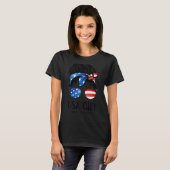 Us Citizen Est 2025 New Citizenship American Usa G T-shirt (Voorkant volledig)
