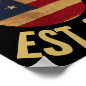 Us Citizenship 2019 Gif American Flag Usa  Poster (Hoek)