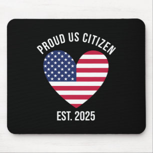 US Citizenship 2025 Decoratie Amerikaans Nieuw USA Muismat