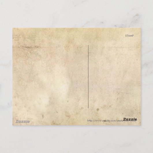 US Civil War Era Map 1861 Briefkaart (Achterkant)