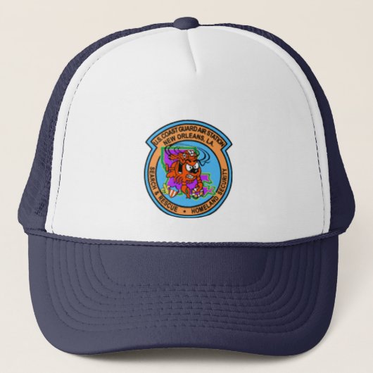 US Coast Guard Air Station New Orleans Trucker Pet (Voorkant)