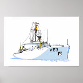 US Coast Guard Cutter Mackinaw (W-83) early Poster (Voorkant)