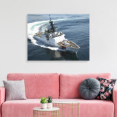 US Coast Guard Cutter Waesche 2 Canvas Afdruk (Insitu (Woonkamer))
