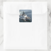 US Coast Guard Cutter Waesche 2 Vierkante Sticker (Tas)