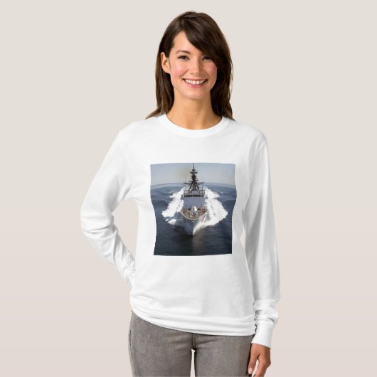 US Coast Guard Cutter Waesche T-shirt (Voorkant volledig)