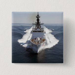 US Coast Guard Cutter Waesche Vierkante Button 5,1 Cm
