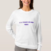 US COAST GUARD , WIFE T-SHIRT (Voorkant)