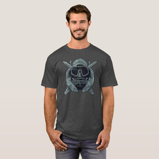 US Combat Diver  Insignia T-shirt (Voorkant volledig)