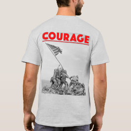 US COMBAT SQUAD COURAGE - Slag om Iwo Jima T-shirt