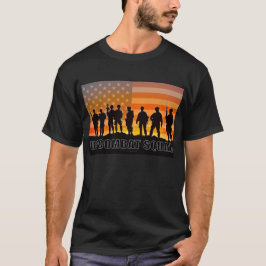 US COMBAT SQUAD COURAGE - Slag om Iwo Jima T-shirt