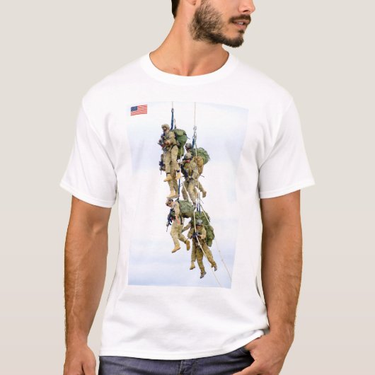 US COMBAT SQUAD - Helikopter Extractie T-shirt (Voorkant)