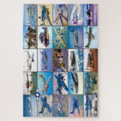 US COMBAT VLIEGTUIG - TWEEDE WERELDOORLOG "MONTAGE LEGPUZZEL (Verticaal)