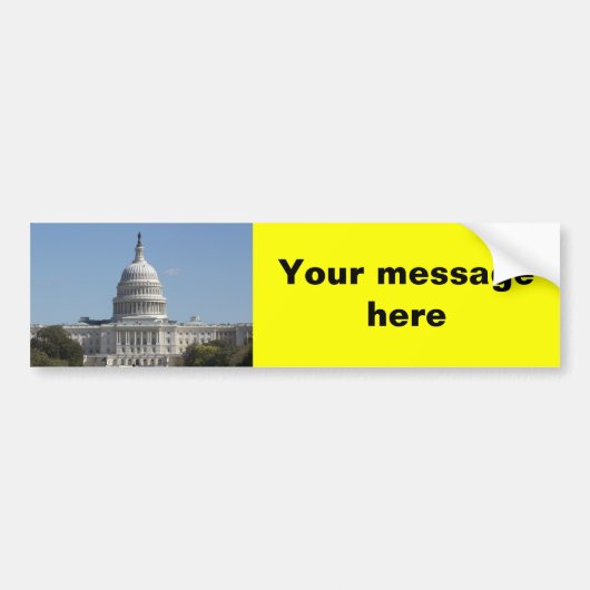 US Congress Bumpersticker (Voorkant)