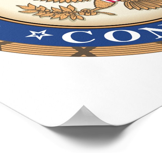 US Congress Seal Poster (Hoek)