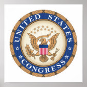 US Congress Seal Poster (Voorkant)