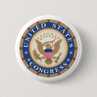 US Congress Seal Ronde Button 5,7 Cm