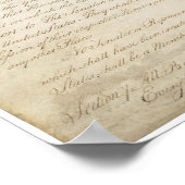 US. constitution Page 1 Poster (Hoek)