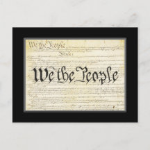 US Constitution Post Kaart