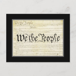 US Constitution Post Kaart