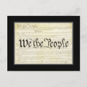 US Constitution Post Kaart (Voorkant)