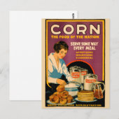 US  Corn Briefkaart (Voorkant / Achterkant)